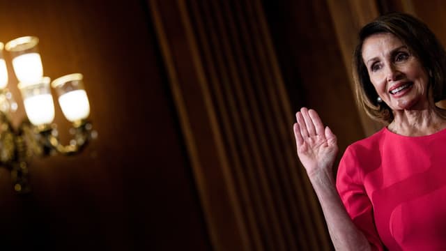 Nancy Pelosi le 3 janvier 2019 au Capitole à Washington.