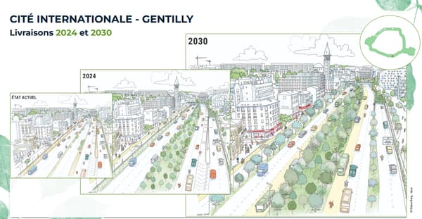 Le plan de réaménagement du périphérique à hauteur de Gentilly.
