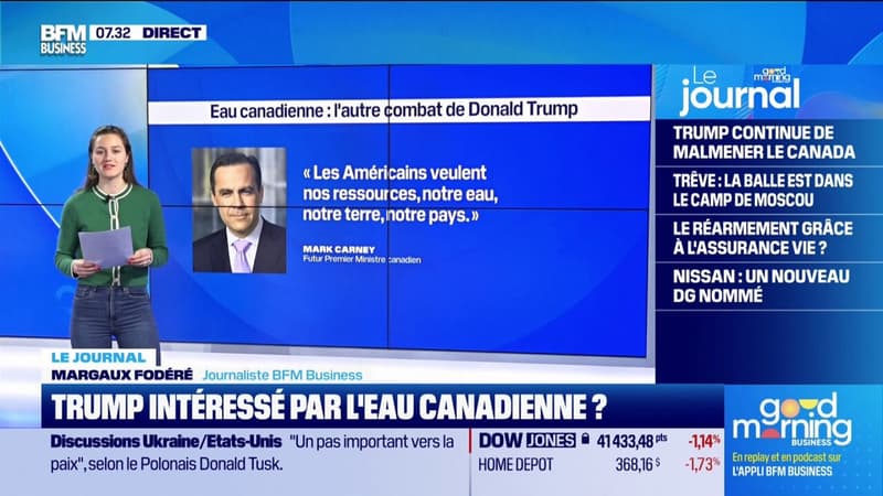 L'eau canadienne, le nouveau combat de Donald Trump