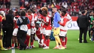 Le Stade de Reims après la défaite en barrages de Ligue 1/Ligue 2 contre Metz - le 29/05/2025