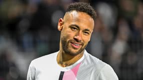 Neymar auteur d'un triplé avec le PSG, le 9 avril 2022