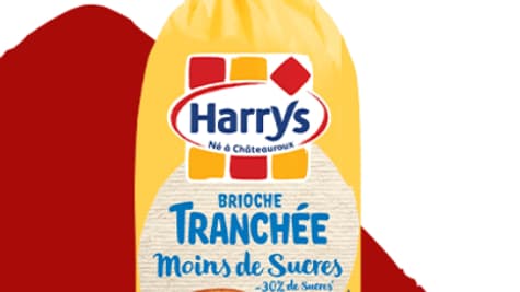 La brioche Harrys présente 30% de sucre en moins par rapport à sa version classique La brioche Harrys présente 30% de sucre en moins par rapport à sa version classique
