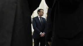 Emmanuel Macron à Alger le 14 février 2017.