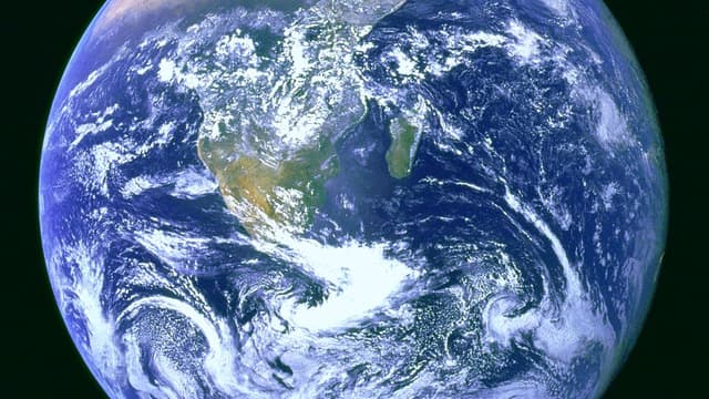 Notre planète "bleue", la Terre.