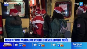 Rouen: une maraude pour le réveillon de Noël