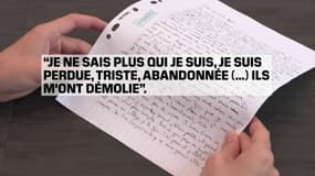 Extrait de la lettre écrite par Garance, une élève de quatrième harcelée dans son collège de Dijon, dans laquelle elle explique ce qu'elle subit dans son établissement.