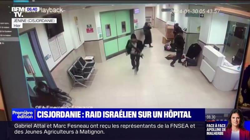 Cisjordanie: les images d'un commando israélien déguisé en personnel médical dans un hôpital de Jénine