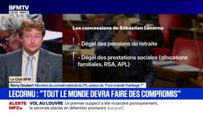 Dégel des pensions de retraite et des prestations sociales: pour Rémy Goubert, membre du conseil national du PS, si le Premier ministre "ne faisait pas ça, il y aurait la censure"