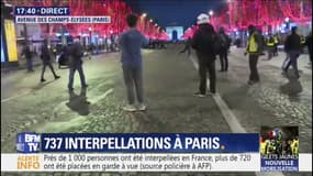 Gilets jaunes: près de 1 000 interpellations, plus de 720 gardes à vue, du jamais vu en France