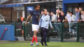 Bradley Barcola lors de France-Côte d'Ivoire, le 22 mars 2024.