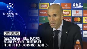 Galatasaray - Real Madrid : Zidane encense Courtois et regrette les occasions gâchées