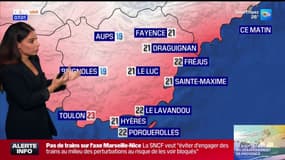Météo Var: des orages sur l'ensemble du Var, jusqu'à 30°C à Toulon