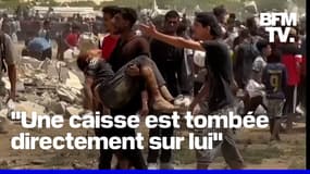 Bande de Gaza: un adolescent de 15 ans meurt écrasé par un largage humanitaire