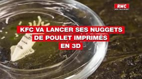 KFC va lancer ses nuggets de poulet imprimés en 3D 