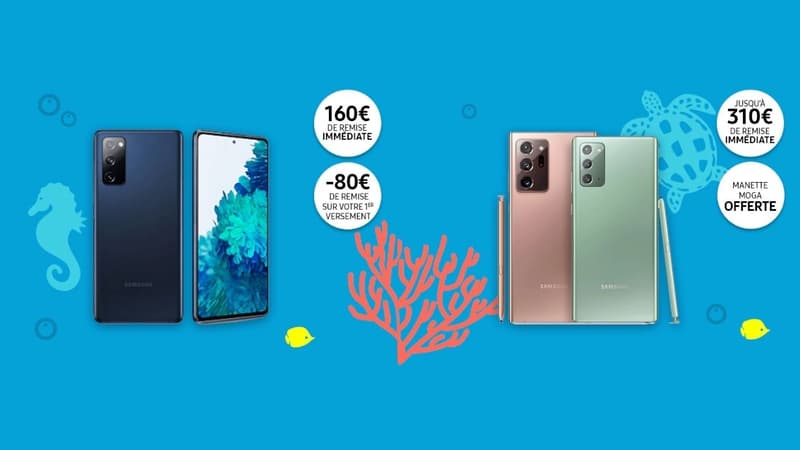 Galaxy S20 FE, Note 20, Galaxy Buds Pro... Samsung vous régale pour ses offres d'été !