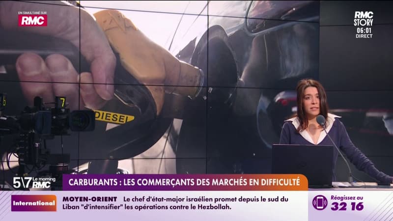 Carburants : les commerçants des marchés en difficulté