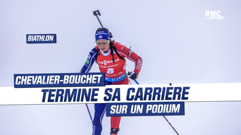 Biathlon : La boucle est bouclée, savoure Chevalier-Bouchet, qui termine sa carrière sur un podium