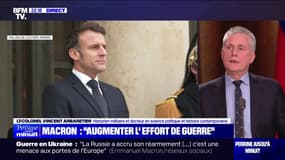 Macron : "Augmenter l'effort de guerre" - 20/02