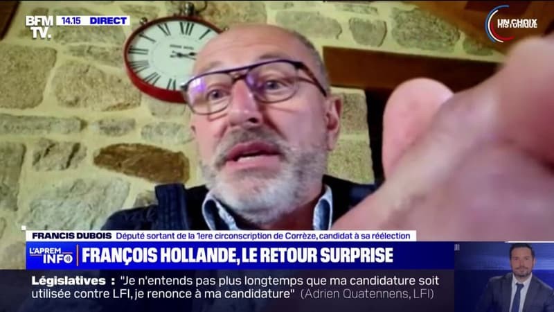 François Hollande candidat en Corrèze: 