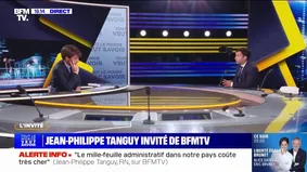 Député de la RN qui a conduit sans permis : "Il me paraît compliqué de garder dans notre groupe un député qui a enfreint la loi."dit Jean-Philippe Tanguy (RN)