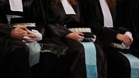 Des auditeurs de justice diplômés de l'Ecole nationale de la magistrature (ENM), en février 2023.