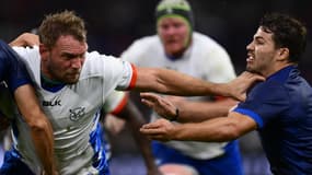 Johan Retief face à au XV de France, le 21 septembre 2023.