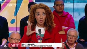 #Giletsjaunes - "@EmmanuelMacron a parlé comme un coach en développement personnel et non pas comme un président". @fatimaxx #GGRMC