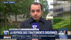 Le neveu de Vincent Lambert juge "complètement obscènes" les images de liesse après la reprise ordonnée des traitements