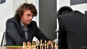 Le joueur américain d'échecs Hans Niemann, à Saint-Louis le 6 octobre 2022