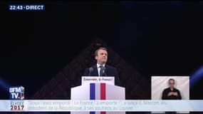 Macron au Louvre: "Ce soir, c'est l'Europe et le monde qui nous regardent"