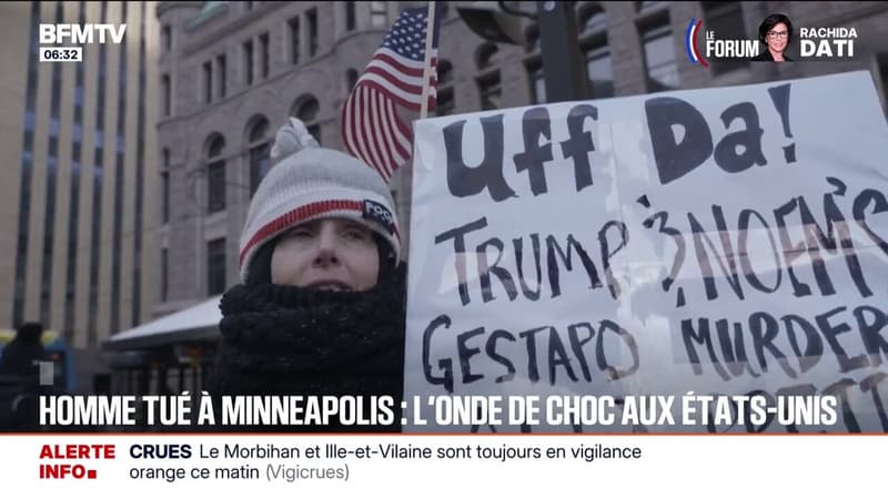 Après qu'un homme a été tué par l'ICE à Minneapolis, la colère, le choc et l'incompréhension des habitants de cette ville du Minnesota