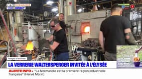 L'artisan verrier Waltersperger invité à l'Elysée pour représenter la Seine-Maritime