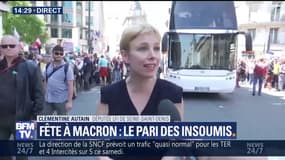 "Fête à Macron": "Ces citoyens sont venus lui dire d’arrêter sa politique", déclare Clémentine Autain