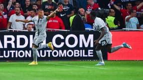 Mbappé marque un but après huit secondes contre Lille en août 2022.