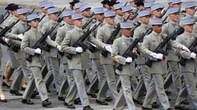Des militaires lors du défilé du 14 juillet 2020.