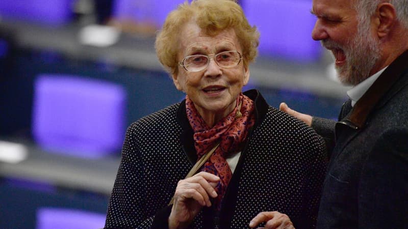 Herlind Kasner, la mère de la chancelière allemande, en mars 2018.