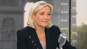 La présidente du Front national Marine Le Pen, le 27 mai 2013 sur BFMTV
