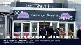 La galère des passagers bloqués par l'interruption du trafic Eurostar à la veille du réveillon du Nouvel An