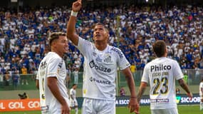 Ângelo Gabriel avec Santos, le 6 mai 2023.