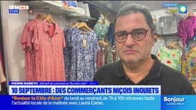 10 septembre : des commerçants niçois inquiets des mobilisations
