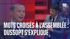 Épinglé pour avoir joué aux mots croisés à l'Assemblée, Olivier Dussopt reconnaît "avoir ouvert une grille"