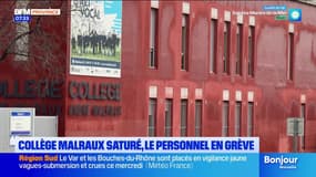 Collège Malraux saturé, le personnel en grève