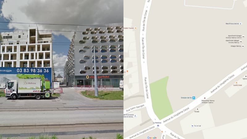 La rue de Nancy a beau exister depuis plusieurs, elle n'apparaît pas encore sur les cartes en ligne.