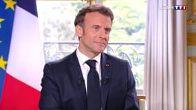 Emmanuel Macron était l'invité du 20H de TF1 le 15 mai 2023.
