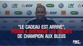 Équipe de France : "Le cadeau est arrivé", Pogba a distribué les bagues de champion aux Bleus