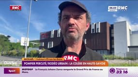 Pompier percuté: la colère des habitants d'Évian-les-Bains