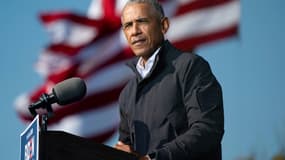 L'ex-président américain Barack Obama à Atlanta le 2 novembre 2020