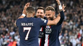 Mbappé, Messi et Neymar 