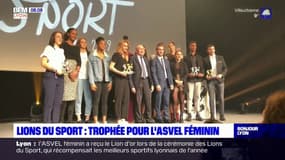 Lions du sport: l'Asvel féminin remporte le Lion d'Or