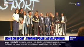 Lions du sport: l'Asvel féminin remporte le Lion d'Or